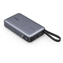 UGREEN Nexode 20.000 mAh 67W USB-C Schnelllade-Powerbank mit integriertem Kabel, 55996B