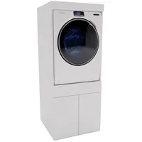 Raumhirsch furniture Waschmaschinenschrank Weiß, 63x162x67 cm, Waschküche, Waschmaschinenschrank