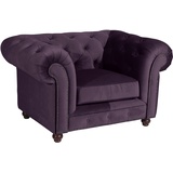 Max Winzer Sessel Orleans Samtvelours Purple