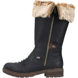 Rieker Damen Stiefel Schwarz - Schwarz