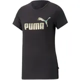 Puma Damen ESS+ Nova Shine Tee T-Shirt, Schwarz, S