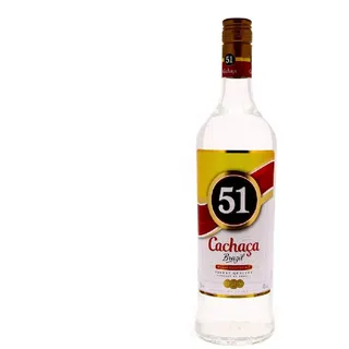Cachaca 51 Zuckerrohr-Schnaps 1 Liter 40%vol.