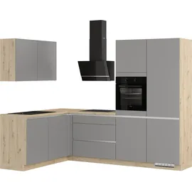 Impuls Küchen Winkelküche 460 cm grau