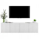 meble lindner Elpis TV-Schrank 150 cm Weiß Matt MDF/Spanplatte