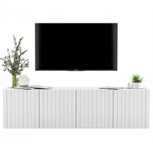 meble lindner Elpis TV-Schrank 150 cm Weiß Matt MDF/Spanplatte