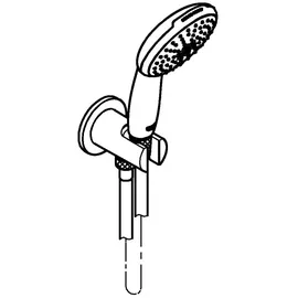 Grohe Wandhalterset Tempesta 110 - chrom