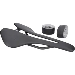 BERK COMPOSITES Sattel Lupina + Lenkerband | Set | Kunstleder gepolste