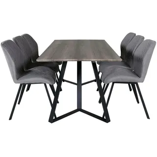 VCM Ebuy24, Essgruppe Essgruppe Marina 22 (7-teilig) Holz MDF)