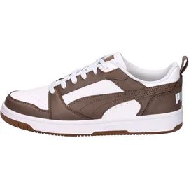 Puma Rebound V6 Low Puma White/Flat Bronze/Gum 45