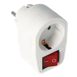 goobay Schutzkontakt-Schalter weiß 68906