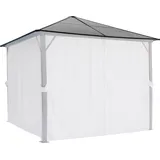 Konifera Pavillon-Ersatzdach Aruba 2.0 300 x 300 cm Braun/Grau