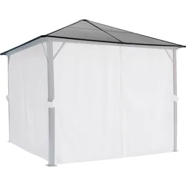 Konifera Pavillon-Ersatzdach Aruba 2.0 300 x 300 cm Braun/Grau