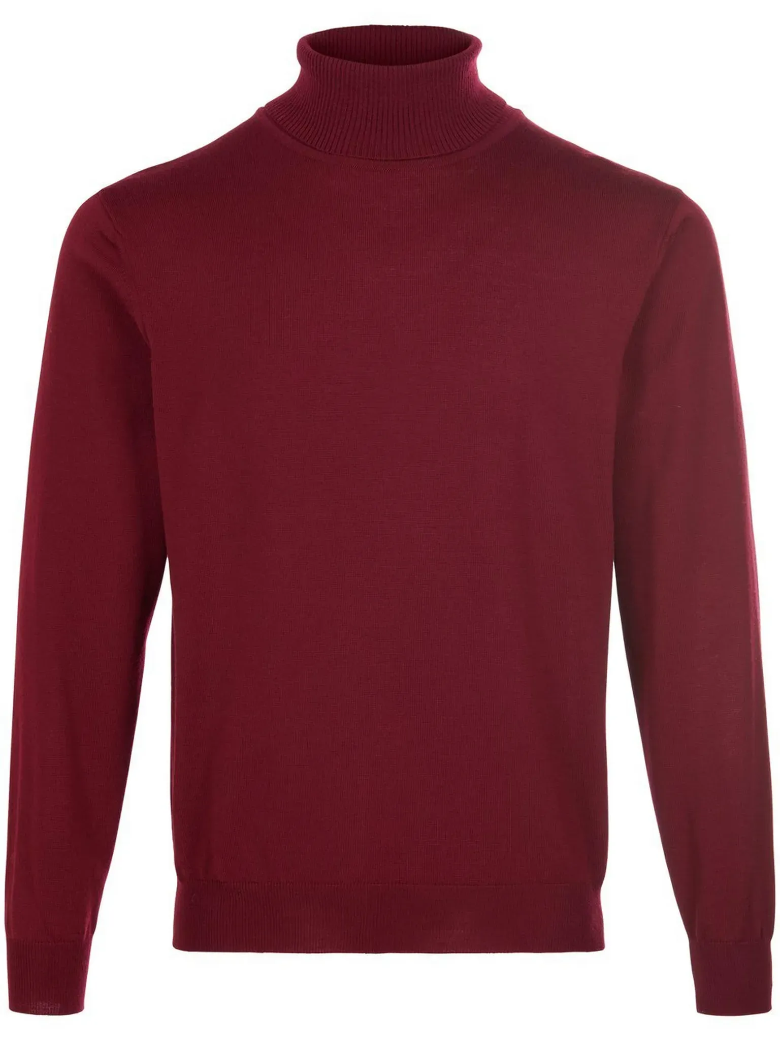 Rollkragen-Pullover Peter Hahn rot