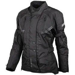 GMS Taylor Damen Motorrad Textiljacke, schwarz, Größe XL