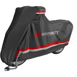 Germot Premium Motorrad Abdeckplane, schwarz, M