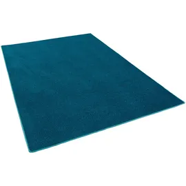 Snapstyle Hochflor Velours Teppich Luna Petrol in 24 Größen