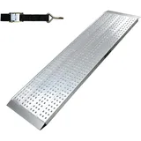 Trutzholm 1 x Auffahrrampe 200 cm Traglast 540 kg grau perforiert Verladerampe