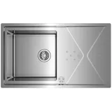 Teka Brooklyn 50 M-xp 1c 1e Rev Spüle Mit Abtropffläche - Grey - One Size