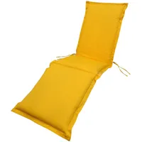 Indoba Polsterauflage Deck Chair Premium, extra dick Gelb