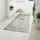-luxor- living Prima 3 Kurzflorteppich 80 x 200 cm Beige/Weiß