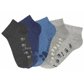 Arizona Sneakersocken 5-Paar Blau/Mehrfarbig 39-42