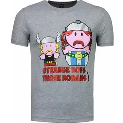 Local Fanatic  T-Shirt Romans  in Grau, EU XXL
