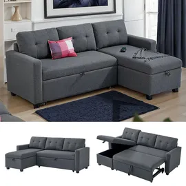 VitaliSpa Sofa L Form Campina, Grau, 226 x 161 cm L-Form