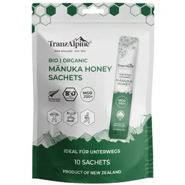 TranzAlpine TranzAlpine100 % Bio Manuka Honig Sachets MGO 250+ 10x10 g
