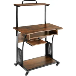 TECTAKE Schreibtisch Fife 80x65,5x130,5cm
