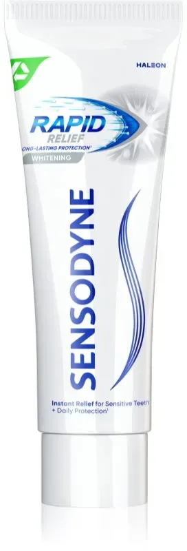 Sensodyne Rapid Whitening bleichende Zahnpasta für empfindliche Zähne 75 ml