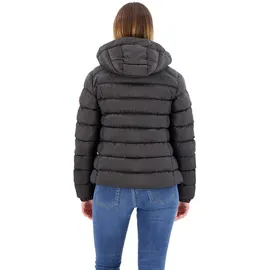 Superdry Damen. Fuji Steppjacke mit Kapuze schwarz 44 - 44