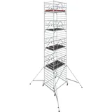 Krause 781086 FahrGerüst Aluminium Rollgerüst fahrbar Arbeitshöhe (max.): 10.40m Silber 358kg