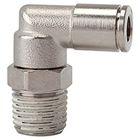 Riegler L-Steckverschraubung »metallica«, drehbar, R 1/4 a., Schlauch- Ø8