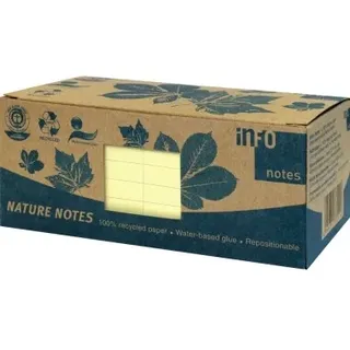 Print Inform Haftnotiz, 5654-11box, gelb, 12 Blöcke 75 x 75mm, selbstklebend, 12x 100% Blatt