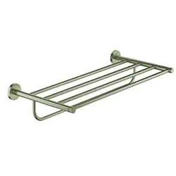 Grohe Essentials Multi-Badetuchhalter 40800EN1 55cm, verdeckte Befestigung, nickel gebürstet