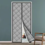 YCXXKJ WäRmeschutzvorhang FüR TüRen, Thermovorhang KäLteschutz TüR Innen, TüRvorhang Thermo KäLteschutz, Thermovorhang KäLteschutz HaustüR, Kompatibel Mit Allen Arten Von TüRen, (MTIDC002)