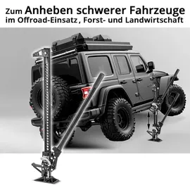 STAHLWERK Wagenheber Stahl 104 cm schwarz