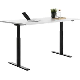 TOPSTAR Schreibtisch E-Table weiß / schwarz