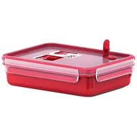 Emsa Frischhaltedose eckig rot 1,2 l