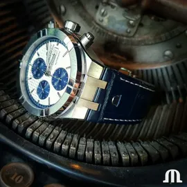 MAURICE LACROIX Aikon Chrono Leder 44 mm AI6038-SS001-131-1