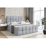 altdecor BOXBETT RICAR-Z - 160 x 200 - H4 - Hellgrau