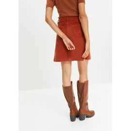 bonprix Cordrock Damen Braun 52