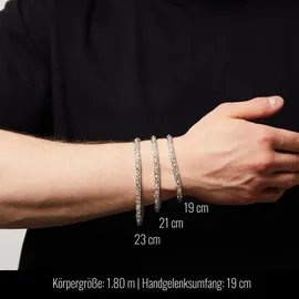 Unique Königsarmband Silber KA0050 Größe 19 cm