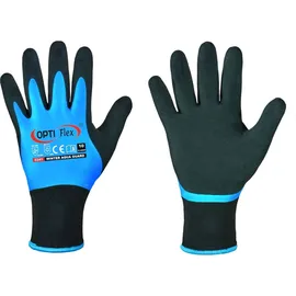 optiflex Handschuhe Winter Aqua Guard Gr.10 schwarz/blau EN 388,EN 511 PSA II OPTIFLEX