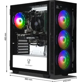 Ankermann Gaming-PC AMD Ryzen 5 5500 4,0 GHz 16 GB RAM 1 TB SSD GeForce RTX 3050 Win 11 Pro