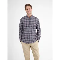 Lerros Karohemd langarm, mit Button-Down-Kragen, Gr. M - N-Gr,