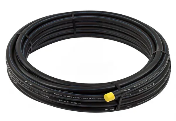 PE Rohr 25 mm, 10 bar, PE100, Schwarz/Blau,   SDR 11, 10 m/Rolle, 25 m/Rolle, 50 m/Rolle, 100 m/Rolle Typ: PE Rohr 25 mm (PE-Rohr 25 mm, 10 bar, Schwarz/Blau, 10 m/Rolle, 25 m/Rolle, 50 m/Rolle, 100 m/Rolle: 25 m/Rolle PE-Rohr 25 mm PN10 Schwarz/Blau )