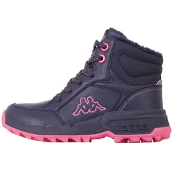 Winterboots KAPPA, Gr. 28, blau (navy, pink), Synthetik, mehrfarbig, sportlich, Schuhe, mit praktischem Reißverschluss auf der Innenseite