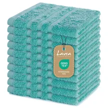 LAVEA Elena Handtuchset 10-tlg. blau