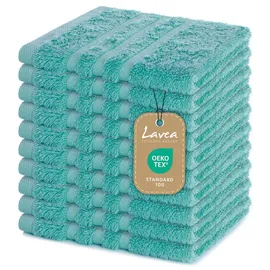 LAVEA Elena Handtuchset 10-tlg. blau